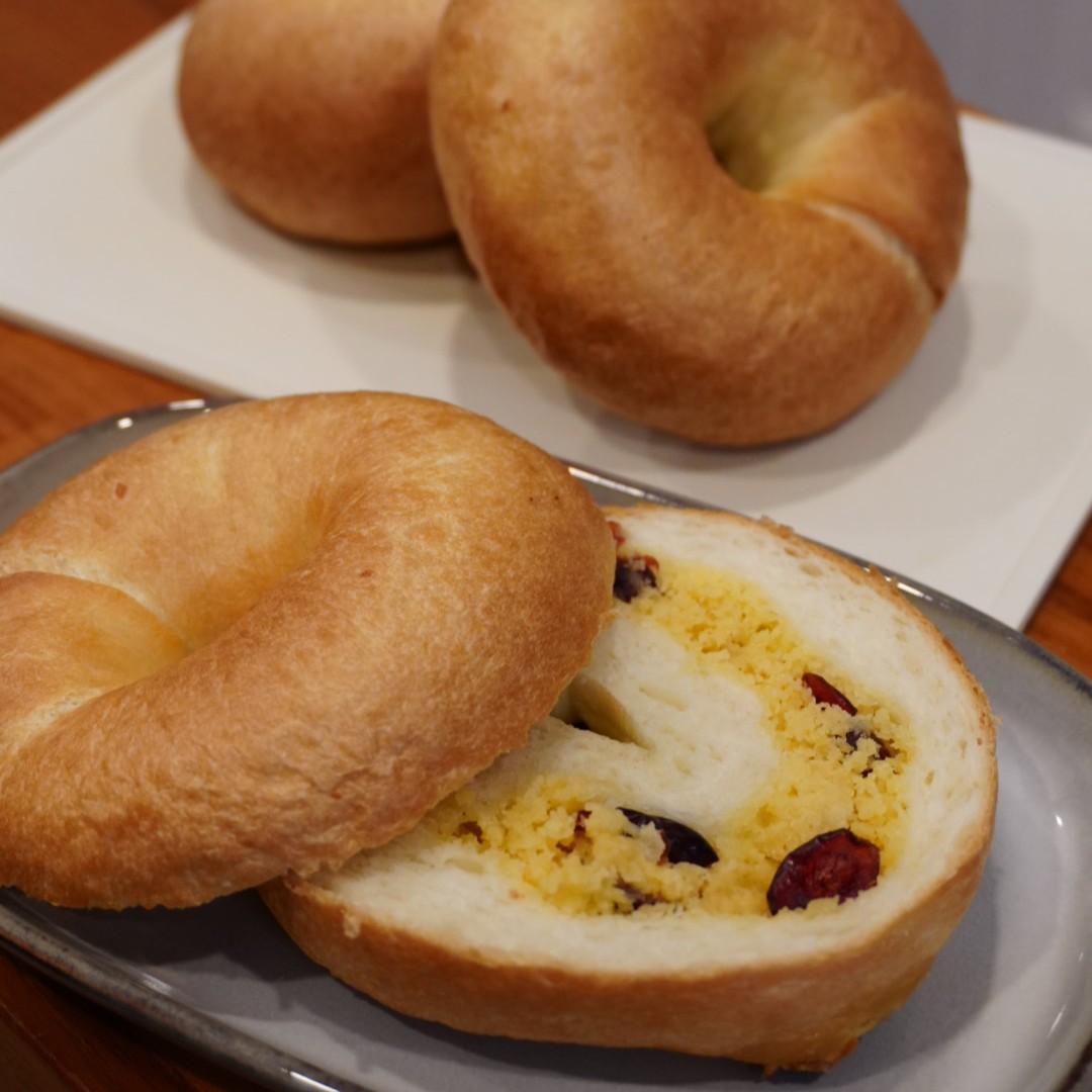 蔓越莓奶酥貝果